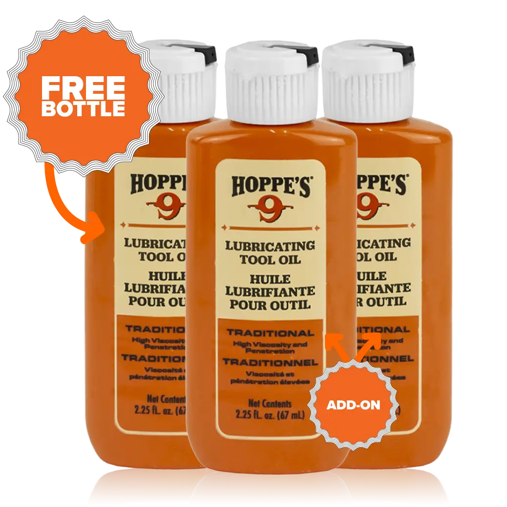 Hoppe's #9 gun oil offer from Plates For America
